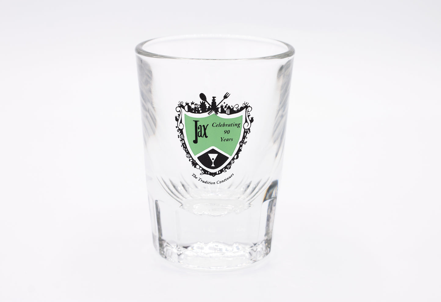 Jax 90th Anniversary Shot Glass